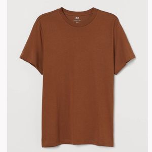 H&M Mens Essentials Regular Fit Crew Neck T-Shirt Medium